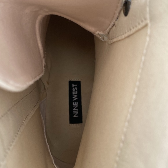 Nine West Juna 3 Women's Combat Boots Size 8M  Color Ivory - Picture 6 of 8